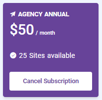 Cancel Subscription