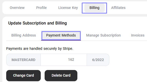 Change Payment Method