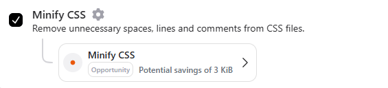 Minify CSS