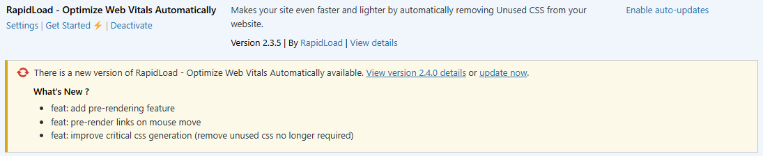 Update Plugin
