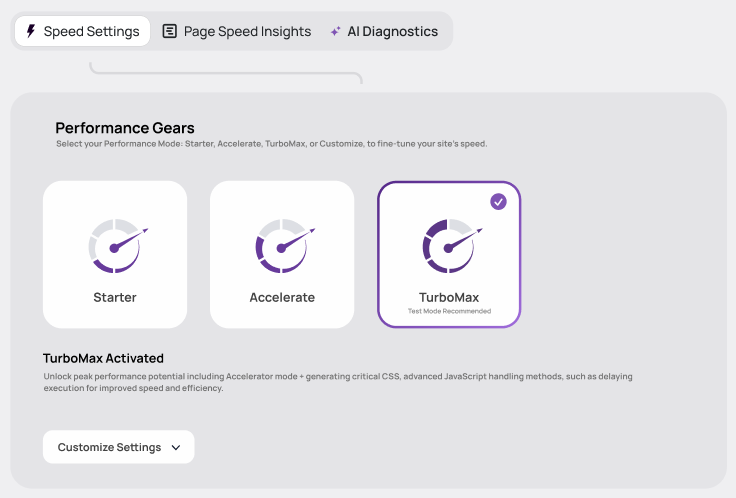 One Click Optimization
