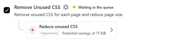 Unused CSS